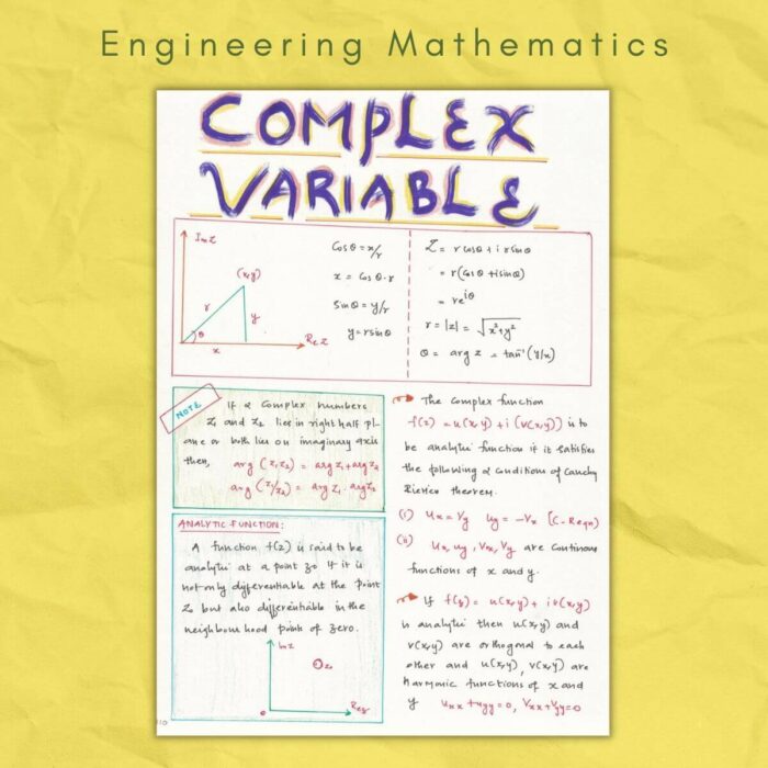engineering mathematics complex variable