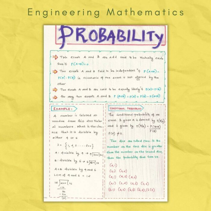 engineering mathematics probability