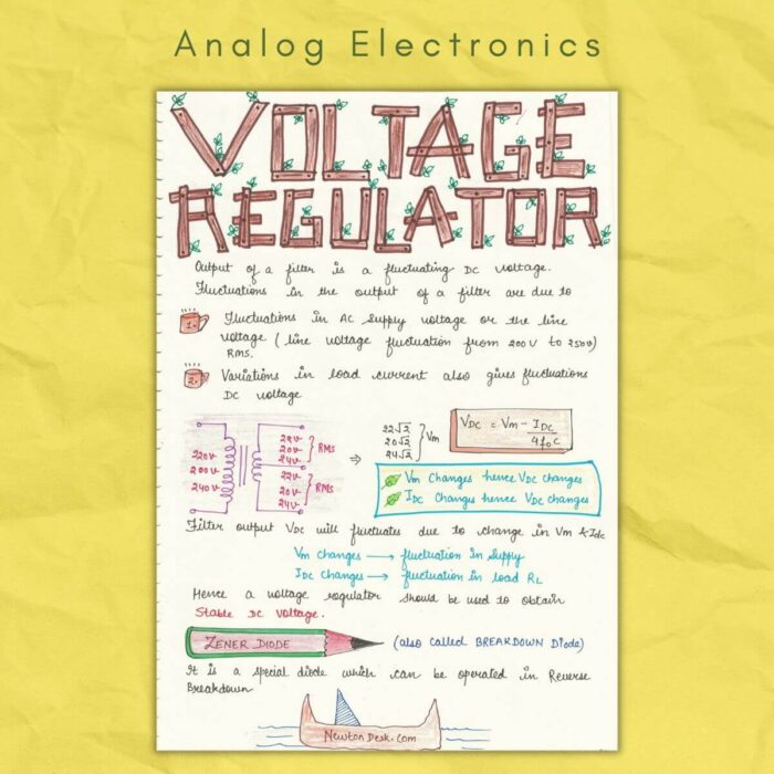 voltage regulator analog electronics study notes