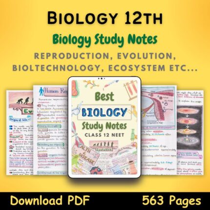 biology grade 12 Study notes pdf