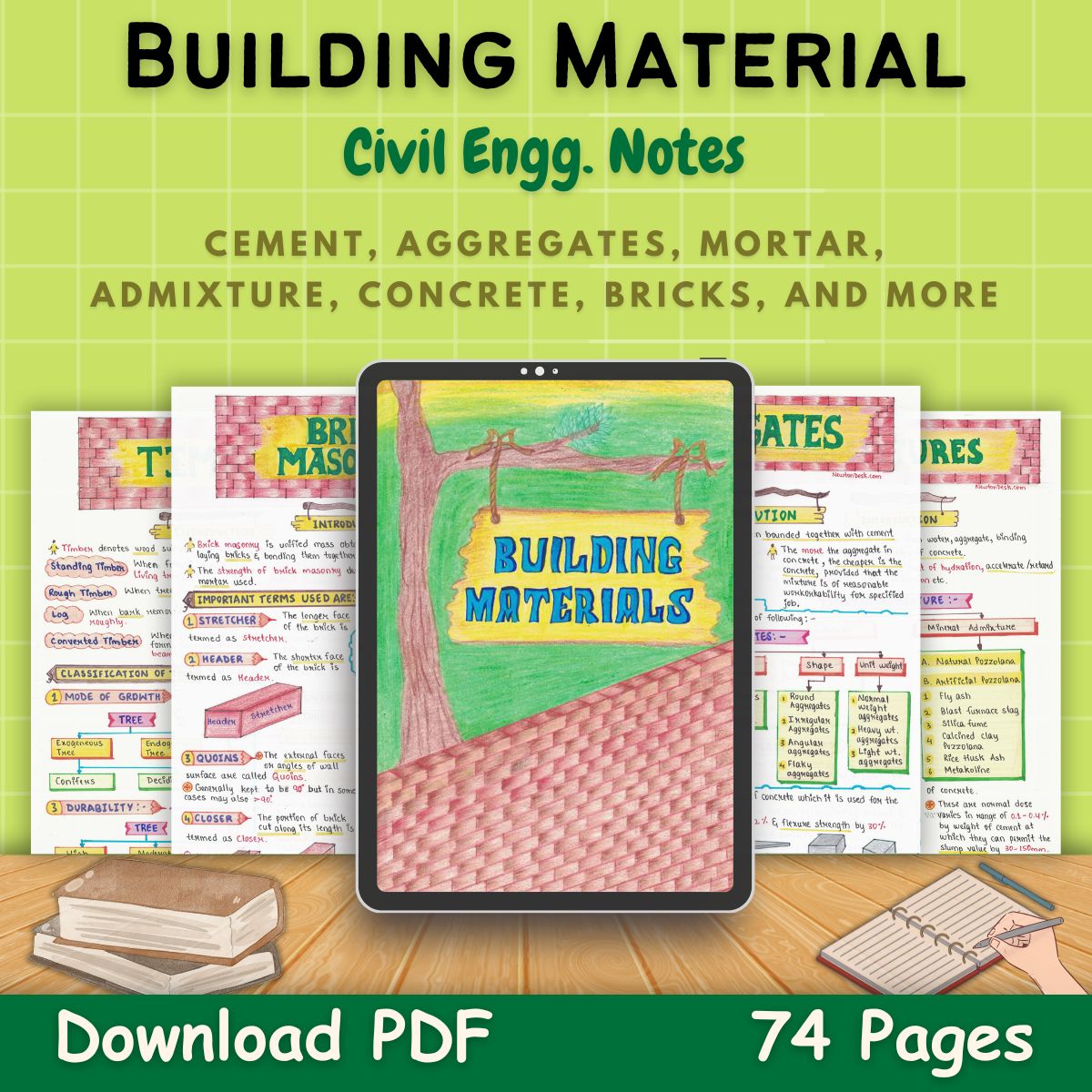 Building Material Notes PDF | Study Material for Civil Engineering