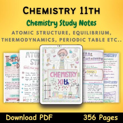 chemistry grade 11 handwritten study Notes pdf