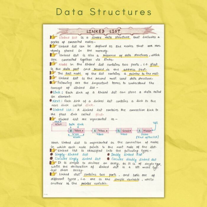 data structures kinked list