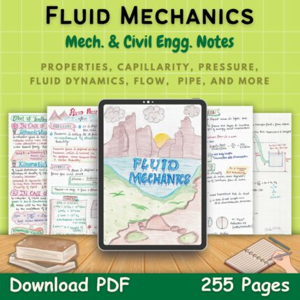 fluid mechanics fm handwritten notes pdf first front cover