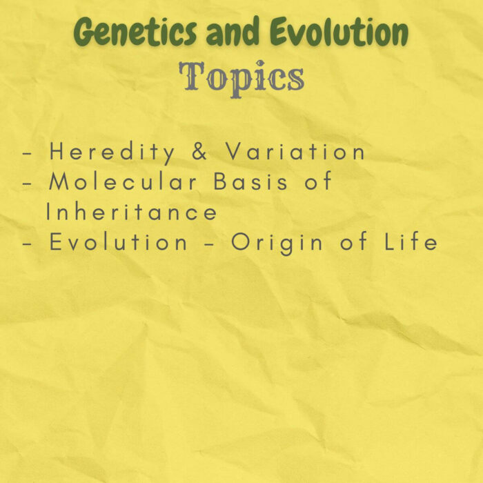 genetics and human evolution biology grade class 12 index topics