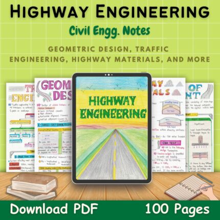 highway engineering civil handwritten notes pdf first front cover