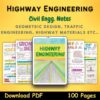 highway engineering civil handwritten notes pdf