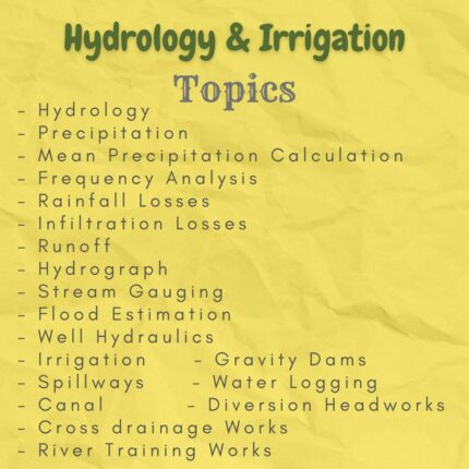 Hydrology Notes Download Irrigation Color Handwritten Notes Pdf