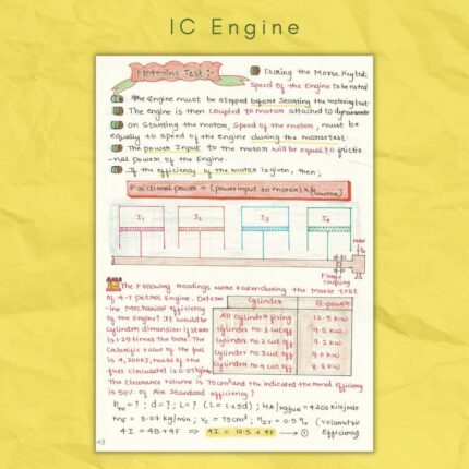 IC Engine Color Handwritten Notes [PDF] - NewtonDesk