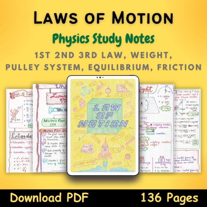 Best Aesthetic Physics Notes PDF High School Study Guides NewtonDesk