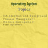 operating system study notes index topics