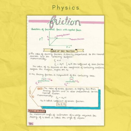 Complete Best Physics Color Handwritten Notes [PDF] JEE | NEET - NewtonDesk