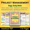 project management handwritten notes pdf