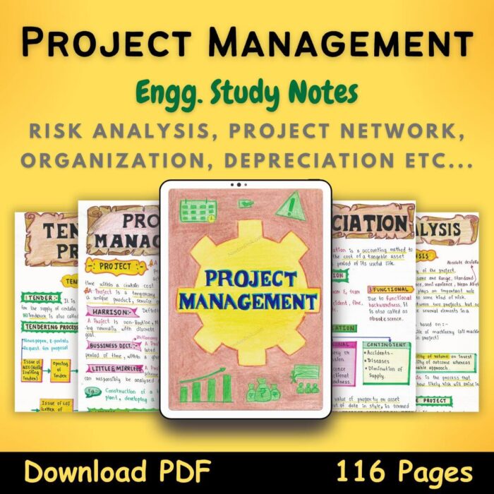 project management handwritten notes pdf