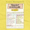 project scheduling in project management