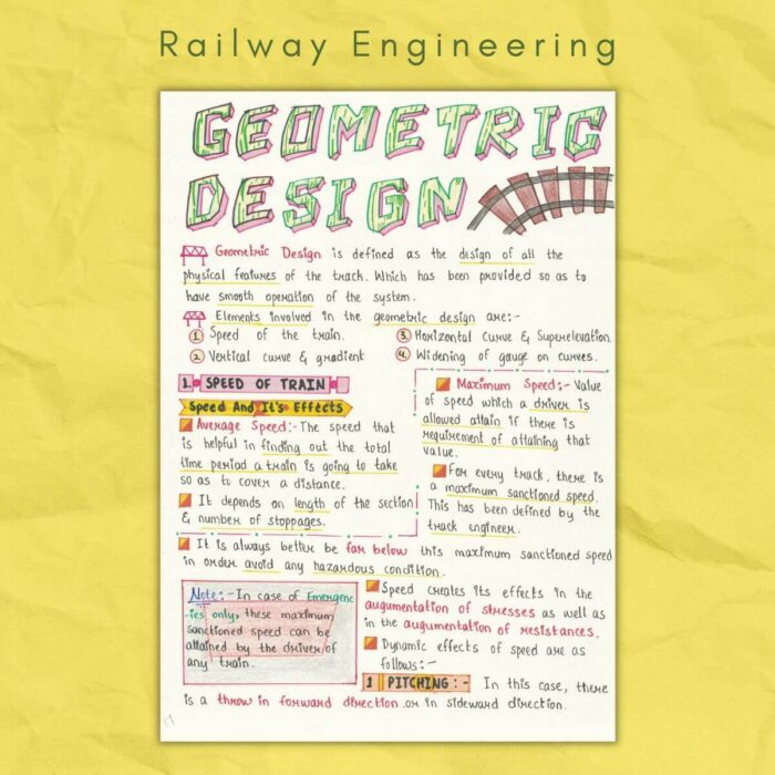 geometric design in railway engineering