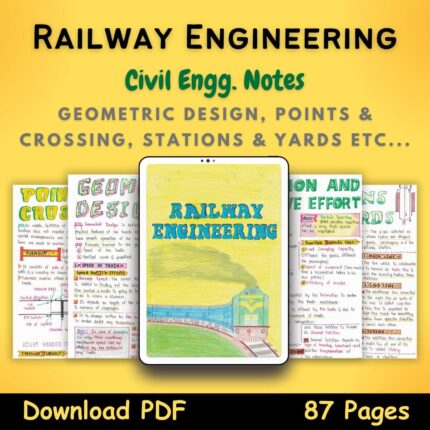 railway engineering handwritten notes pdf civil
