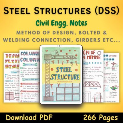 steel structures dss handwritten notes pdf civil engg