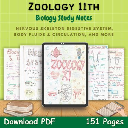 zoology biology grade 11 Study Notes in green