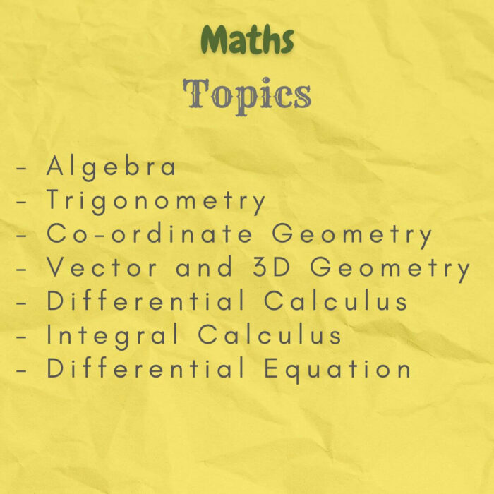 math notes topics index