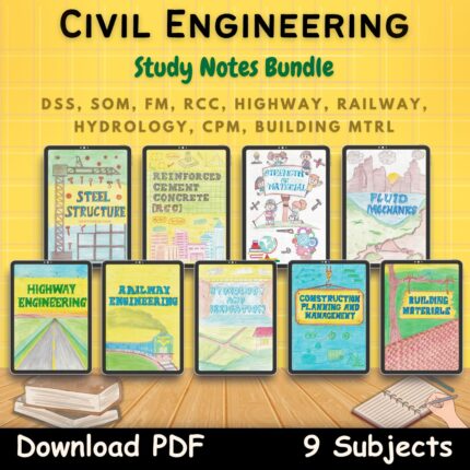 civil engineering bundle handwritten notes pdf first cover featured