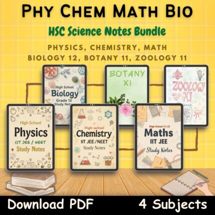physics chemistry math biology pcmb study notes pdf first front yellow page