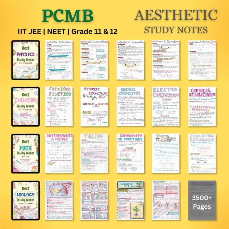 PCMB - Best PCMB Chapterwise Handwritten Notes - Newtondesk