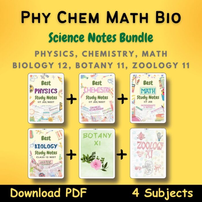 physics chemistry math biology pcmb study notes pdf