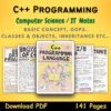 c++ cpp oops notes pdf
