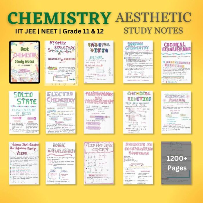 chemistry handwritten study notes pdf