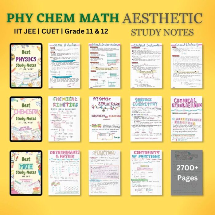 physics chemistry math pcm notes pdf
