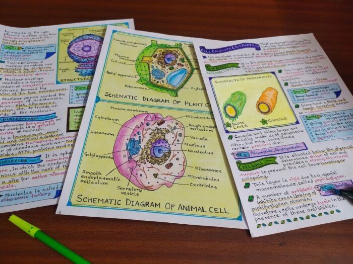 biology cell structure study notes clicked sample image