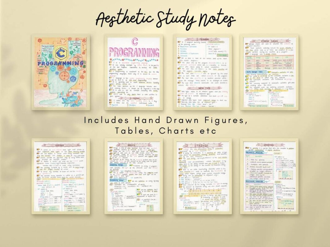 C Programming Language Aesthetic Study Notes [PDF] - NewtonDesk