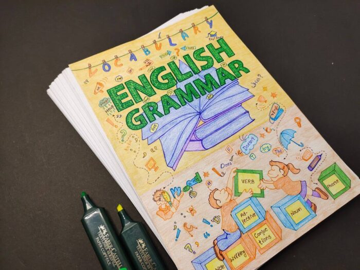 english grammar study notes cover page clicked sample image