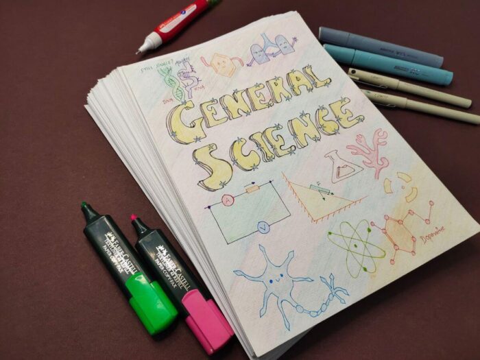 general science biology study notes clicked cover page sample image