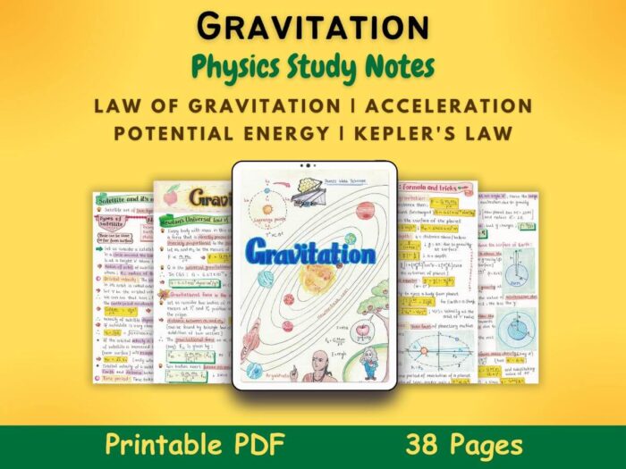 gravitation physics aesthetic notes pdf featured image