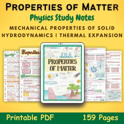 properties of matter physics aesthetic notes pdf featured image